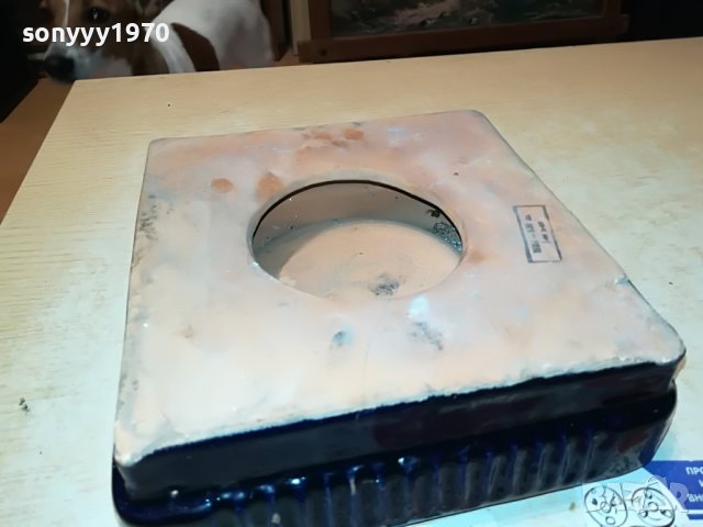 голям керамичен пепелник 20х20х6см 2305232108M, снимка 15 - Антикварни и старинни предмети - 40803504