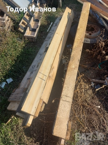 Дървен материал с дебелина от 4,2см и 3см., снимка 2 - Строителни материали - 52112831