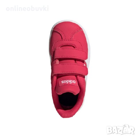 НАМАЛЕНИЕ!!!Бебешки спортни обувки ADIDAS VL COURT Розово №22, снимка 6 - Детски маратонки - 31579427