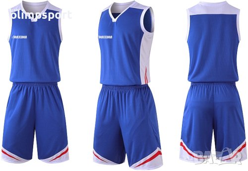 Баскетболен екип, комплект потник и шорти с джобове. Подходящ за тренировки и официални мачове. , снимка 2 - Баскетбол - 37827877