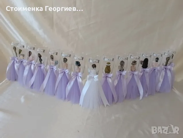 чаши за моминско парти, снимка 9 - Декорация - 37987171