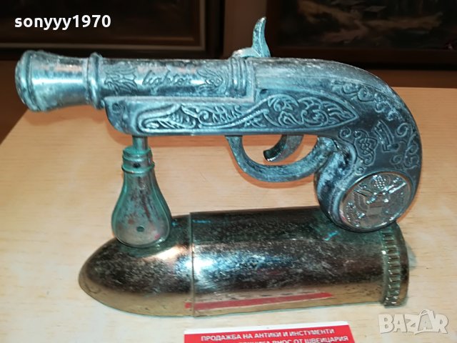 ретро пистолет-запалка внос от гърция 2408211137, снимка 5 - Антикварни и старинни предмети - 33905594