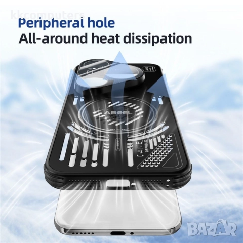 Huawei Pura 80 Pro / 80 Pro+ ABEEL Удароустойчив Aluminium Alloy + PC + TPU /Hollow Heat Dissipation, снимка 6 - Калъфи, кейсове - 52382002