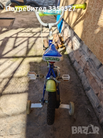 Детско колело с помощни колела, снимка 5 - Детски велосипеди, триколки и коли - 52176607