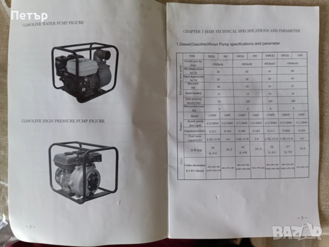 бензинова помпа за вода HONDA 5.5HP 2", снимка 10 - Други - 54241809
