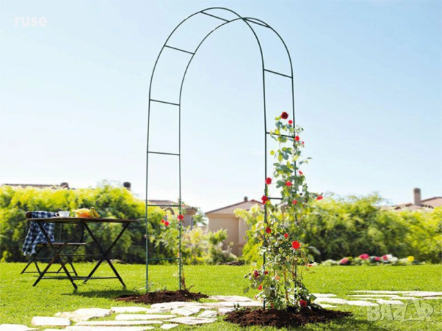 НОВА! Арка за рози 260 х 38 х 133 см, снимка 6 - Градински мебели, декорация  - 52399468