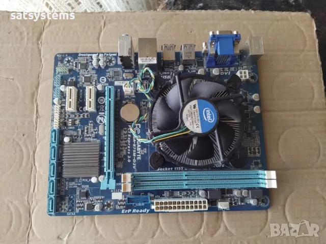 Дънна платка Gigabyte GA-B75M-D2V Socket LGA1155 CPU+FAN, снимка 5 - Дънни платки - 48839346