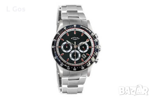 Sports Chrono Steel Bracelet Watch(GB03637/04) Rotary - Rolex Daytona, снимка 1 - Мъжки - 35124181