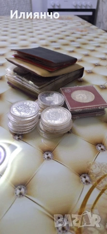 Продавам стари български сребърни монети 1135кг)цена за един грам 3.50, снимка 18 - Нумизматика и бонистика - 54091472