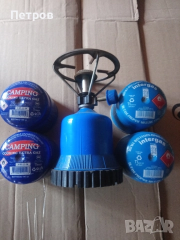 Пърлачка, туристически котлон, с пет патрона! , снимка 4 - Други стоки за дома - 52388678