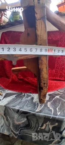 Стара дървена ниска маса паралия , снимка 7 - Антикварни и старинни предмети - 55788706