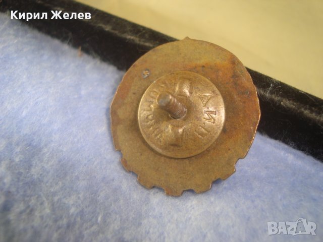 ТРЕТИ РАЗРЯД Стара СОЦ НРБ ЕМАЙЛИРАНА БРОНЗОВА РЯДКА СПОРТНА ЗНАЧКА на ВИНТ - ДИП КОМУНА 24855, снимка 2 - Колекции - 38465393