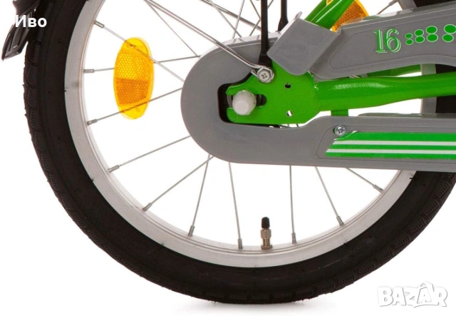 Детски велосипед 16 цола, почти нов, снимка 11 - Детски велосипеди, триколки и коли - 53875784