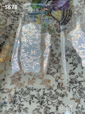 Старо английско плато, снимка 8 - Антикварни и старинни предмети - 53897553