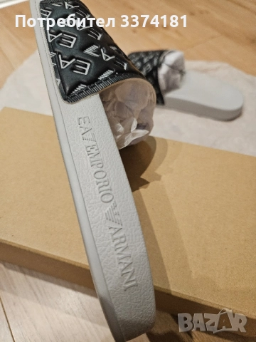 Мъжки джапанки EA7, снимка 6 - Мъжки чехли - 52296202