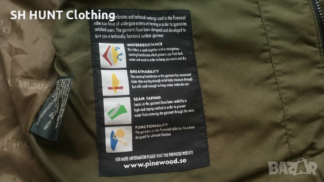 PINEWOOD WATERPROOF Hunting Set размер 50 / M за лов риболов екип водонепромокаем - 1712, снимка 15 - Екипировка - 52861249