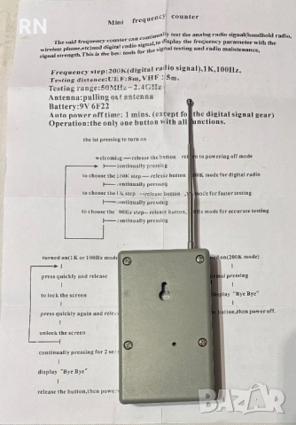 Честотомер GY 560, снимка 2 - Друга електроника - 53372911