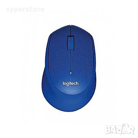 Мишка Безжична Logitech M330 1000dpi 3btn Синя Оптична Wireless Mouse, снимка 1 - Клавиатури и мишки - 35095963