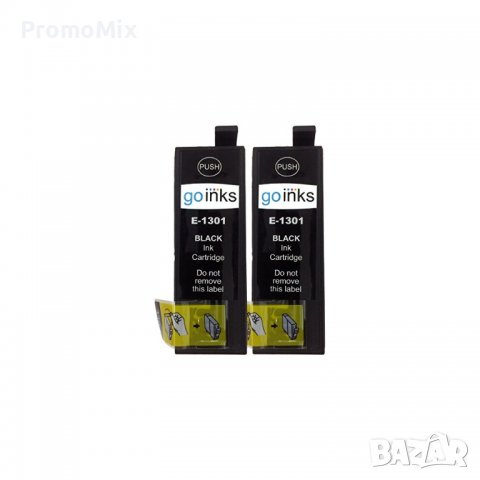 Комплект от 2 броя тонер касети Epson T1301 Black Ink черно/black консуматив Резервни глави за принт, снимка 1 - Консумативи за принтери - 40018563