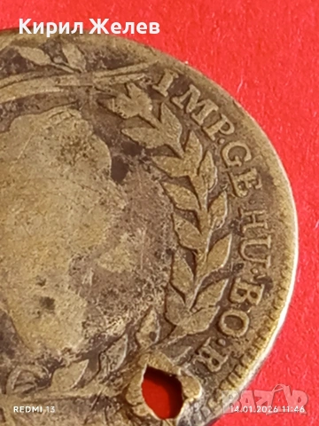 Сребърна монета 20 кройцера 1765г. Мария Терезия Австрия за КОЛЕКЦИЯ 52983, снимка 10 - Нумизматика и бонистика - 53094517