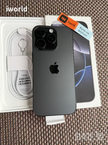 100% Батерия🔋 ❗️ iPhone 16 Pro ❗️Лизинг от 30€/мес ❗️Black Titanium 128Gb - черен / като нов! , снимка 5 - Apple iPhone - 55832745
