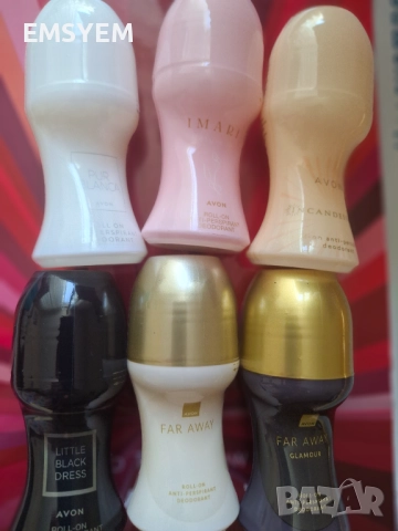 Рол-он дезодорант против изпотяване , различни аромати 