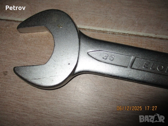 E L O R A - MADE IN WEST GERMANY - 2 броя ПРОФЕСИОНАЛНИ ВИСОКОКАЧЕСТВЕННИ Гаечни Ключове 32 x 36 mm , снимка 2 - Ключове - 52924331