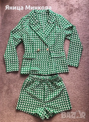 Дамско сако с къси панталони Shein, снимка 3 - Костюми - 54320708