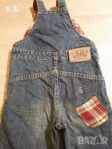 Дънково гащеризонче р-р 80/86, снимка 3 - Бебешки гащеризони - 31284825