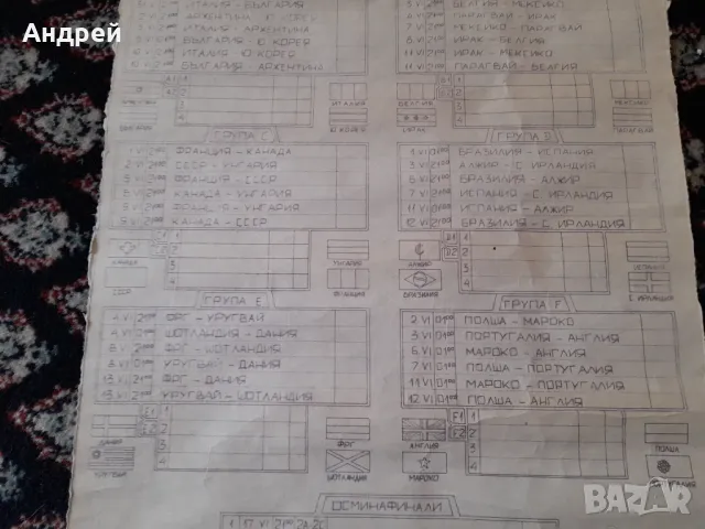 Футболна програма Mondial Mexico 1986, снимка 4 - Футбол - 47680950