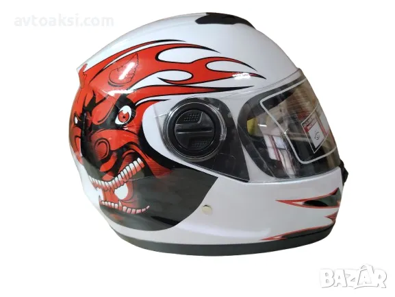 Каска за Мотор/Скутер-854, снимка 5 - Аксесоари и консумативи - 48956681