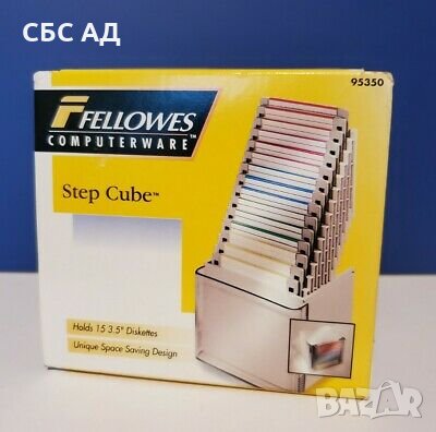 Дискетник във формата на куб за 15 дискети, снимка 2 - Друга електроника - 31552086