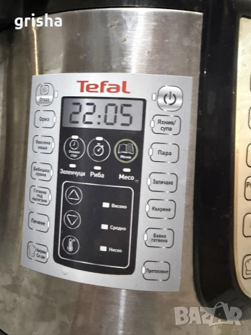 Мултикупър под налягане Tefal, снимка 2 - Мултикукъри - 55894942