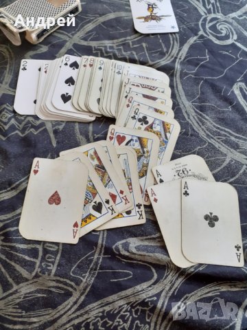 Старо тесте карти за игра #3, снимка 3 - Антикварни и старинни предмети - 29759261