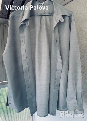 Разкошна копринена риза MANI ( ARMANI) Италия, снимка 4 - Ризи - 40532238