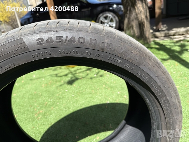 Гуми Континентал / Continental 245/40/18, снимка 4 - Гуми и джанти - 56089990