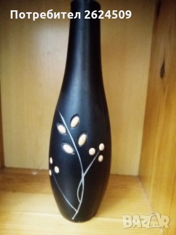 Дървена ваза, снимка 1 - Вази - 29871488