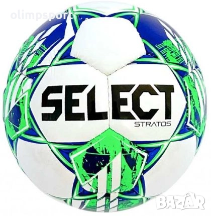 Футболна топка SELECT Stratos, Ръчно шита, Размер 4 и 5