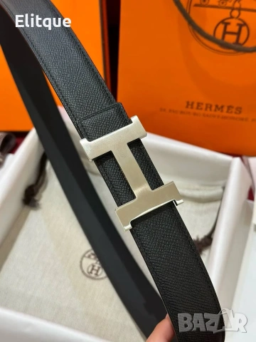 колани от естествена кожа в кутия hermes , снимка 3 - Колани - 53216869
