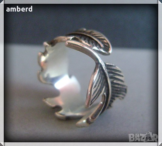 Страхотен сребърен пръстен - модел R041, снимка 1 - Пръстени - 20282954