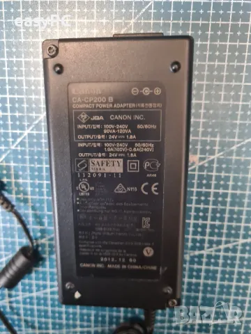Оригинален захранващ адаптер CANON CA-CP200 B  24V 1.8A, снимка 3 - Принтери, копири, скенери - 47713893