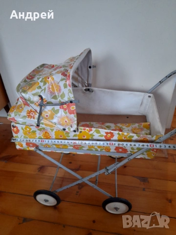 Стара детска количка за кукли #6, снимка 5 - Антикварни и старинни предмети - 54229941