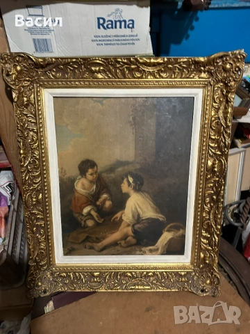 Много красив принт с масивна рамка