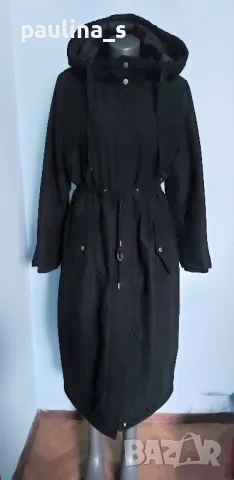 "Noisy May" / Зимна парка тип палто с качулка / голям размер , снимка 2 - Палта, манта - 49322813
