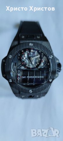 Мъжки луксозен часовник Hublot MP-11 Power Reserve 14 days 3D Carbon , снимка 3 - Мъжки - 36619549