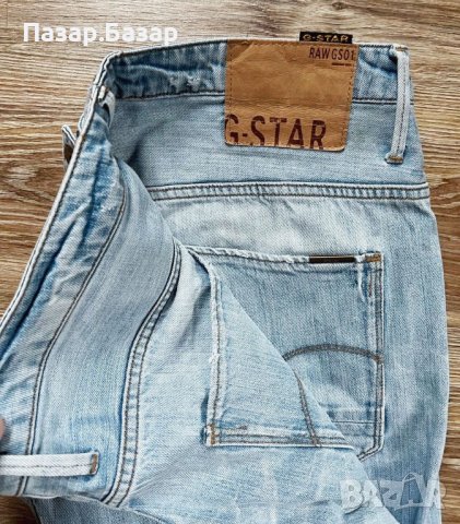 G-STAR RAW ARC 3D Slim Оригинални Дънки Джинси Светлосини 31х33 30х33 (S), снимка 4 - Дънки - 39217087