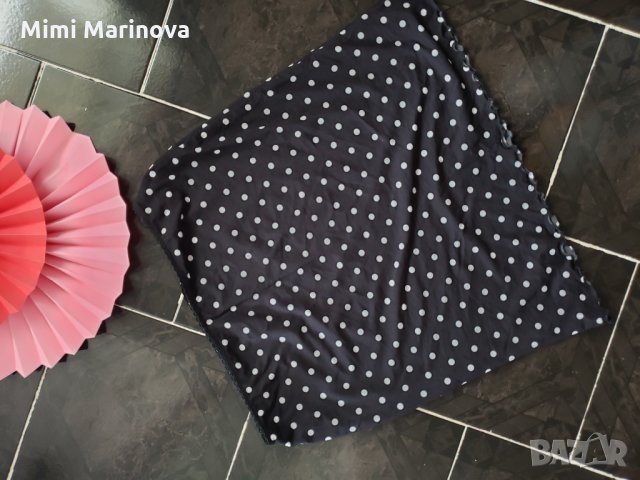 Черна пола на бели точки, снимка 1