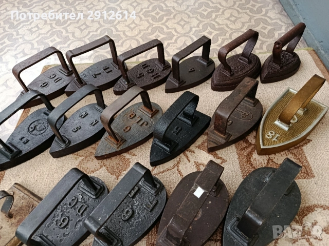 Стари ютии , снимка 4 - Антикварни и старинни предмети - 53228165