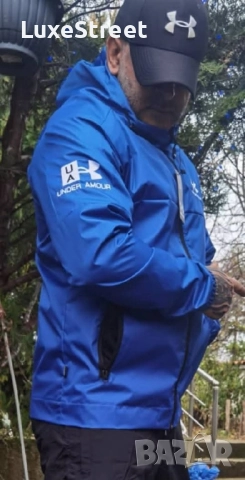 Мъжка Ветровка - лого Бродирано 🤍 Under Armour , снимка 2 - Якета - 52437129