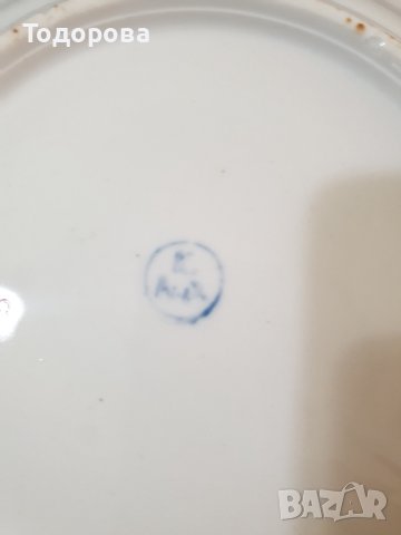 Български порцеланови чинии на стар производител , снимка 7 - Чинии - 42765612